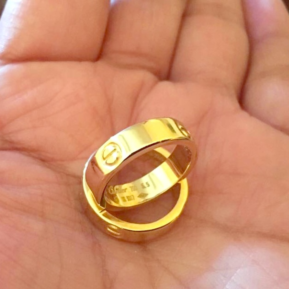 18k REAL GOLD RINGS
